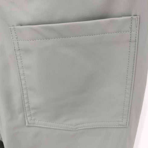 ザラ ZARA フェイクレザー ストレートパンツ レディース JPN:S