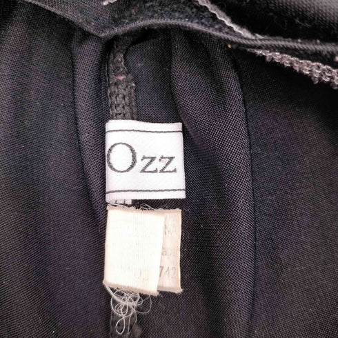 Ozzon Y2K ドラゴン刺繍ハイネックトップス レディース