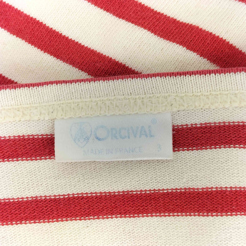 オーチバル ORCIVAL フランス製 ボーダーバスクシャツ レディース JPN:3