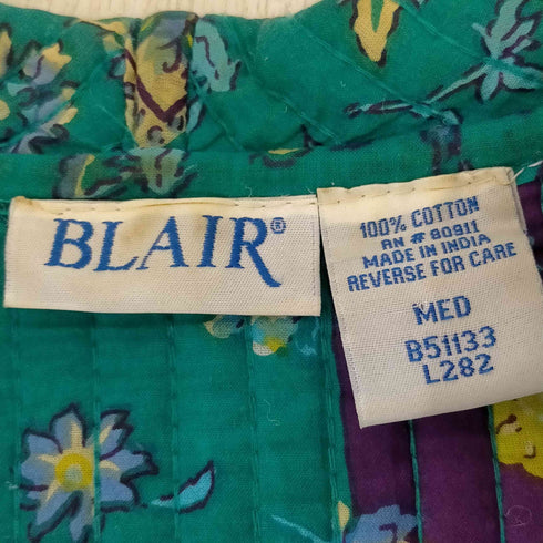 ブレア Blair インド製 old 総柄キルティングジャケット レディース JPN:M