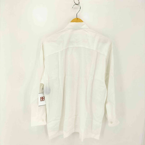 イッセイミヤケ ISSEY MIYAKE 90-2000S 銀タグ 裾スリット コットン L/S シャツ メンズ JPN:L
