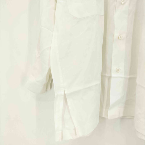 イッセイミヤケ ISSEY MIYAKE 90-2000S 銀タグ 裾スリット コットン L/S シャツ メンズ JPN:L