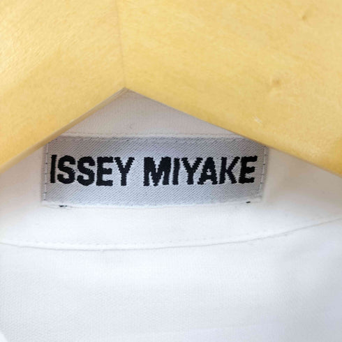 イッセイミヤケ ISSEY MIYAKE 90-2000S 銀タグ 裾スリット コットン L/S シャツ メンズ JPN:L