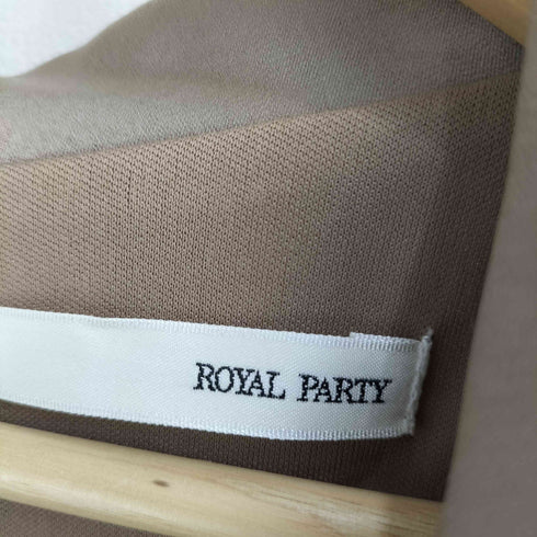 ロイヤルパーティー ROYAL PARTY テーラーカラー プリーツワンピース レディース FREE