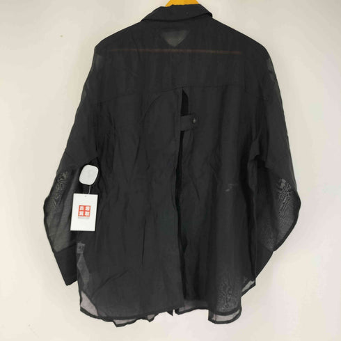 アズールバイマウジー AZUL by moussy バックスリットシアーオーバーシャツ レディース FREE