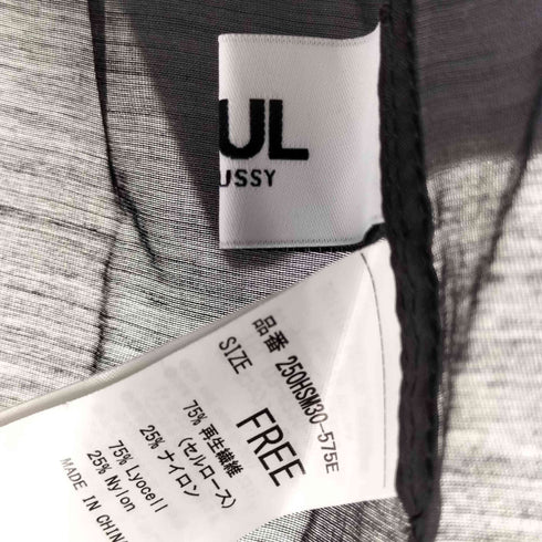アズールバイマウジー AZUL by moussy バックスリットシアーオーバーシャツ レディース FREE