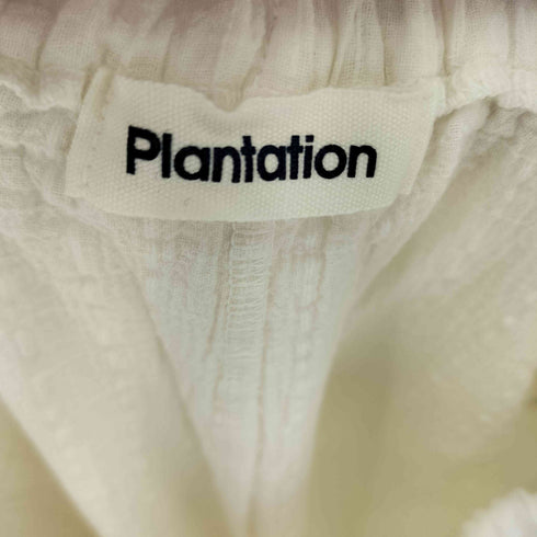 プランテーション Plantation イッセイミヤケ期 90S 製品染め コットン ワイド イージーパンツ レディース JPN:M