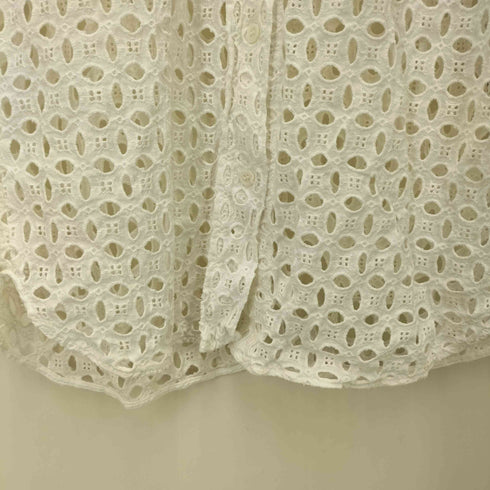 ザラ ZARA シースルー ロング丈 レースシャツ レディース import:XS