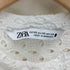 ザラ ZARA シースルー ロング丈 レースシャツ レディース import:XS