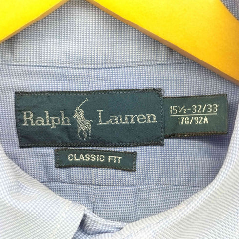 ラルフローレン RALPH LAUREN CLASSIC FIT ポニー刺繍 ボタンダウンシャツ メンズ 15 1/2 32/33