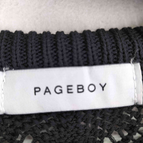 ページボーイ PAGEBOY ジップニットカーディガン レディース FREE