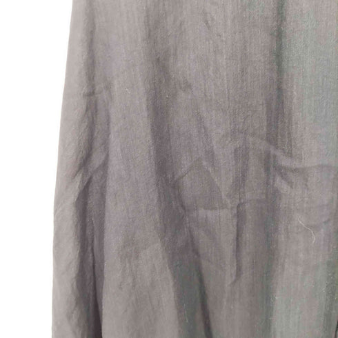 パドカレ pas de calais リネン混 ドルマンスリーブ 比翼 L/S シャツ レディース UK:38