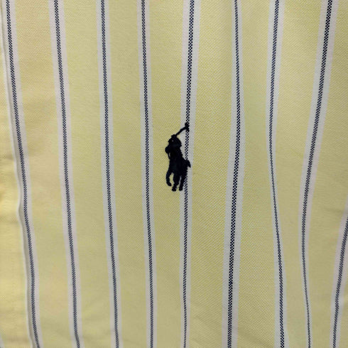 ラルフローレン RALPH LAUREN CUSTOM FIT ポニー刺繍 ストライプ ボタンダウンシャツ メンズ M
