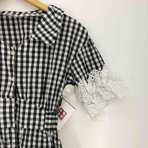 ダズリン dazzlin 23SS ストライプ スリーブ シャツ ワンピース レディース FREE