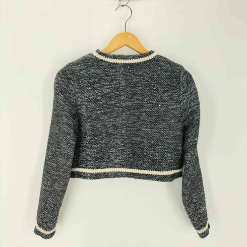 ウィルセレクション WILLSELECTION ブレードデザインツィードジャケット スカートセットアップ レディース M
