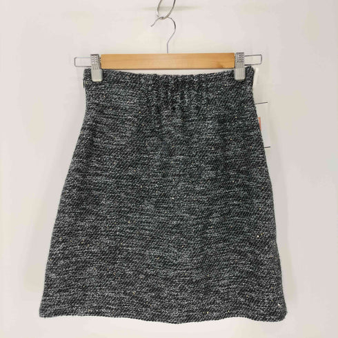 ウィルセレクション WILLSELECTION ブレードデザインツィードジャケット スカートセットアップ レディース M
