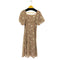 ウィルセレクション WILLSELECTION シフォン花柄ロングワンピース レディース S
