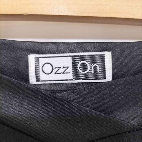 Ozzon Y2K スリット チャイナデザイン イージー ブーツカットパンツ レディース