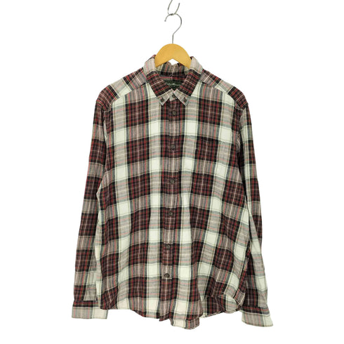 エディーバウアー Eddie Bauer 00s チェック柄ボタンダウンシャツ メンズ JPN:L