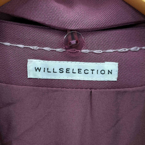ウィルセレクション WILLSELECTION 配色ステッチワンピース レディース M