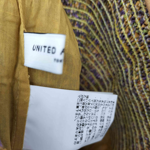ユナイテッドアローズ UNITED ARROWS インド製 シルク100% 総柄 キャミワンピース レディース