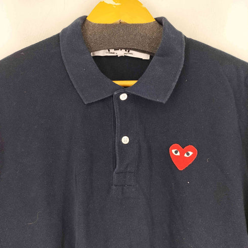 プレイコムデギャルソン PLAY COMME des GARCONS ロゴワッペン S/S ポロシャツ メンズ JPN:XL