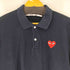 プレイコムデギャルソン PLAY COMME des GARCONS ロゴワッペン S/S ポロシャツ メンズ JPN:XL