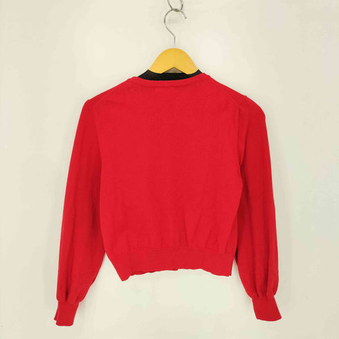 ウィルセレクション WILLSELECTION ハートボタン ノーカラーカーディガン レディース JPN:M