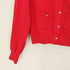 ウィルセレクション WILLSELECTION ハートボタン ノーカラーカーディガン レディース JPN:M