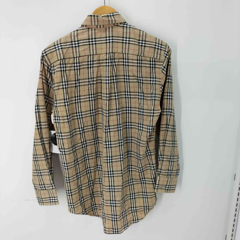バーバリーズ BURBERRYS 90S ワンポイント刺繍 ノバチェック BD L/S シャツ メンズ import:S