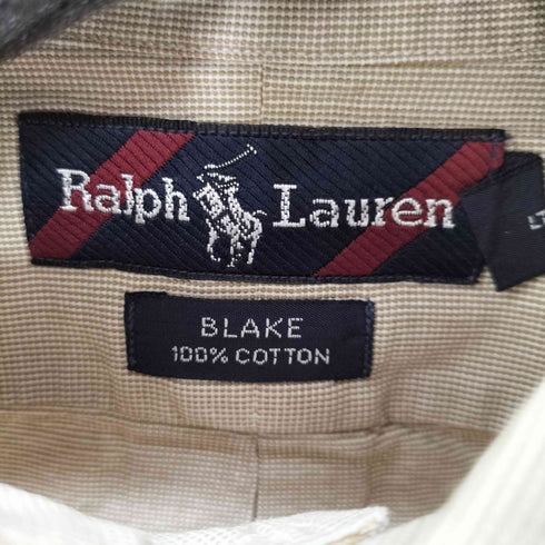 ラルフローレン RALPH LAUREN BLAKE スモールポニー刺繍 BD L/S チェックシャツ メンズ import:M