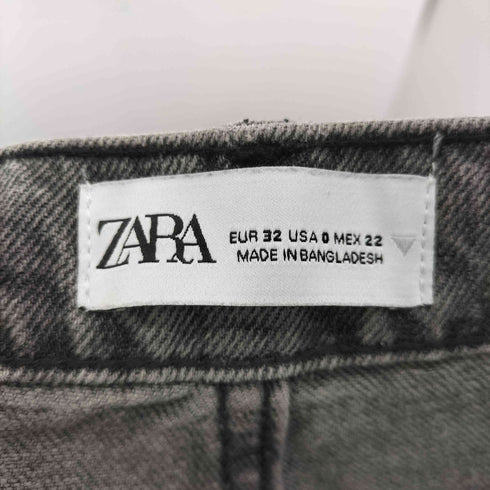 ザラ ZARA ブラックデニムパンツ レディース US 0