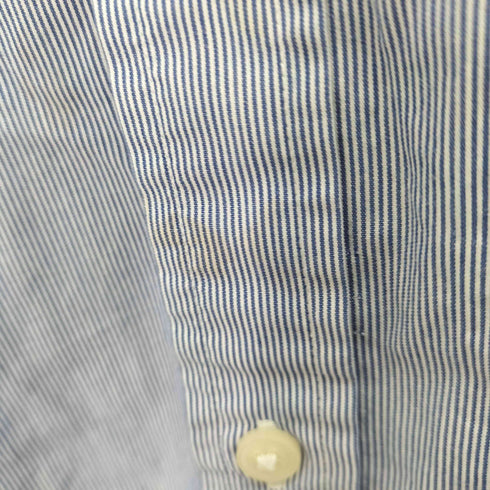 ブルックスブラザーズレッドフリース BROOKS BROTHERS REDFLEECE BD L/S ストライプシャツ メンズ import:XL