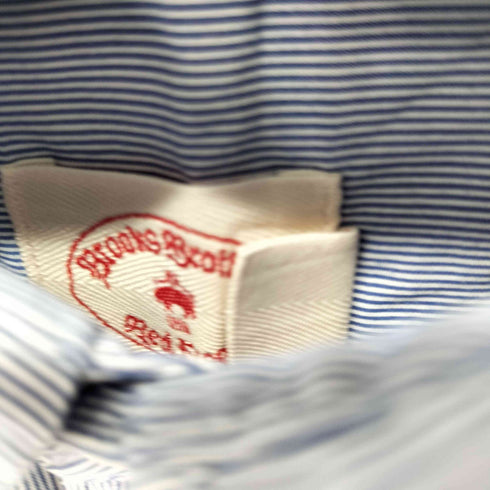 ブルックスブラザーズレッドフリース BROOKS BROTHERS REDFLEECE BD L/S ストライプシャツ メンズ import:XL