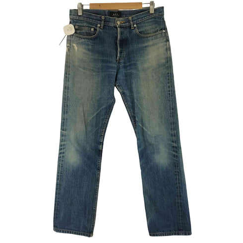 アーペーセー A.P.C. ボタンフライ ストレートデニムパンツ メンズ 30