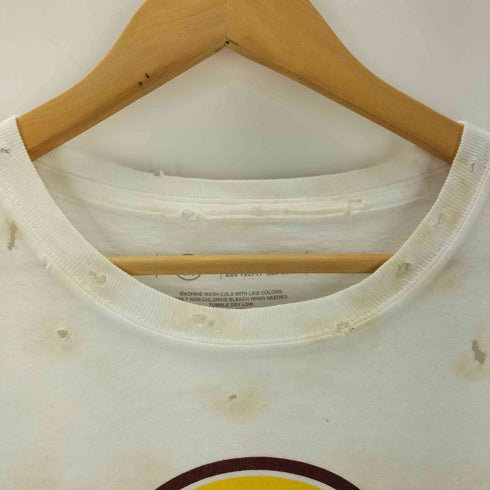 ハードロックカフェ Hard Rock Cafe ロゴプリント リメイク バーン加工 メンズ JPN:XL