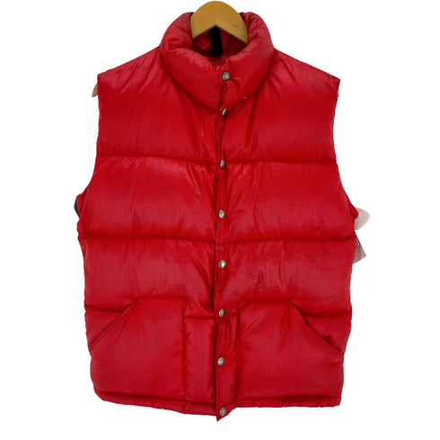 ザノースフェイス THE NORTH FACE 茶タグ グースダウンベスト USA製 メンズ JPN:M