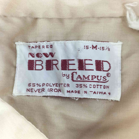70s NEW BREED 襟芯シャツ メンズ JPN:M