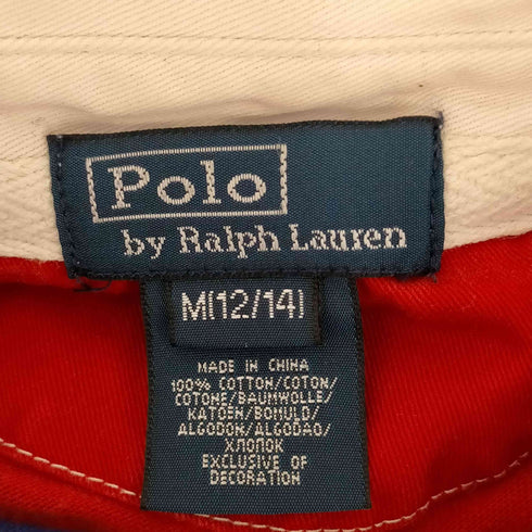 ポロバイラルフローレン Polo by RALPH LAUREN ポニー刺繍 ラガーシャツ レディース M 12/14
