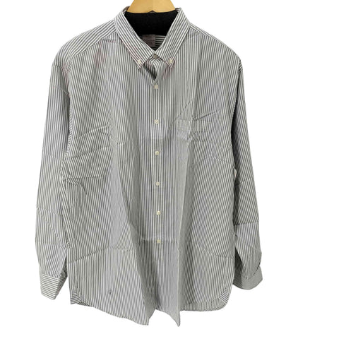 ブルックスブラザーズ BROOKS BROTHERS 90S BD ストライプシャツ メンズ import:L