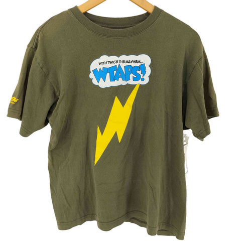 ダブルタップス WTAPS 雷プリント クルーネックTシャツ メンズ JPN:M