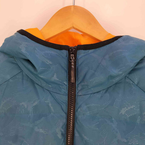 アンブロ UMBRO 総柄 フーデッド ダウンジャケット メンズ import:M