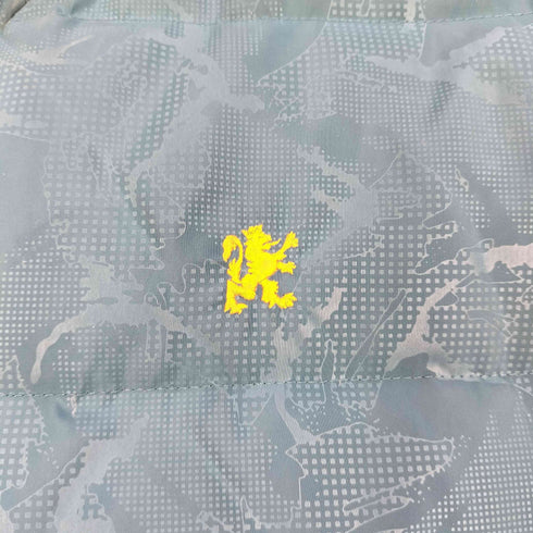 アンブロ UMBRO 総柄 フーデッド ダウンジャケット メンズ import:M