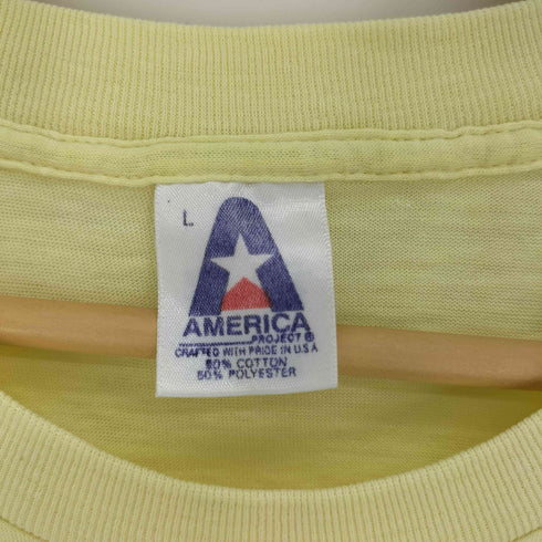 90S USA製 Puerto Rico TROPICAL プリント Tシャツ 袖シングルステッチ メンズ import:L