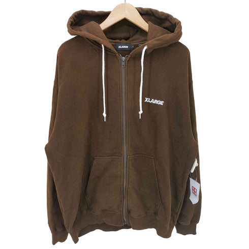 エクストララージ XLARGE 23AW STANDARD LOGO ZIP HOODED SWEATSHIRT スタンダード ロゴ ジップ フーディー パーカー メンズ import:L