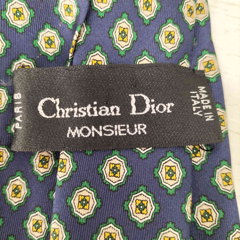 クリスチャンディオール Christian Dior 総柄 ネクタイ メンズ