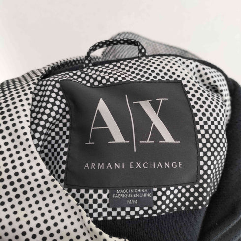アルマーニエクスチェンジ ARMANI EXCHANGE ドットモザイク マウンテンパーカー シェルジャケット メンズ M/M