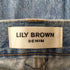 リリーブラウン Lily Brown 24AW タック ワイド デニムパンツ レディース JPN:0