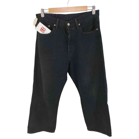 ダブルタップス WTAPS ワイドブラックデニムパンツ メンズ