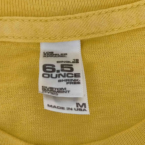 ロサンゼルスアパレル Los Angeles Apparel 6.5oz プレーンクルーネックT メンズ JPN:M